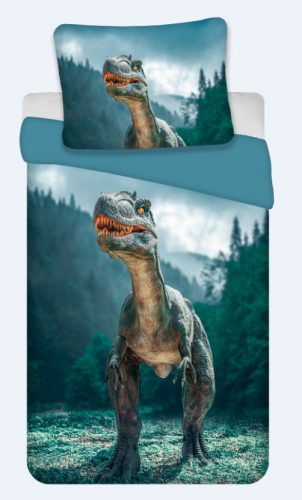 Dinozaur Blue set de pat 140x200 cm, 70x90 cm