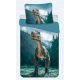 Dinozaur Blue set de pat 140x200 cm, 70x90 cm