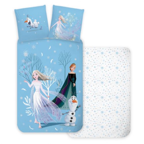 Disney Regatul de gheață Snowing Day lenjerie de pat 140×200cm, 70×90 cm