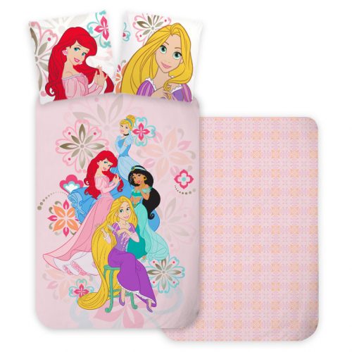 Prințesele Disney Bloom husa de pat pentru copii 100×135 cm, 40×60 cm