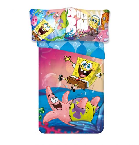 SpongeBob Fun set de așternuturi 140×200cm, 70×90 cm