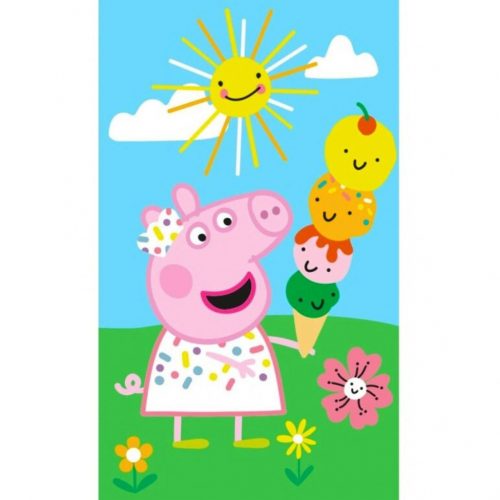 Purcelușa Peppa Summer Time prosop de mână, prosop de față, prosop 30x50 cm