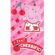 Purcelușa Peppa Cherrific prosop de mână, prosop de față, prosop 30x50 cm