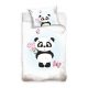 Panda set de lenjerie de pat pentru copii 90x120 cm, 40x60 cm