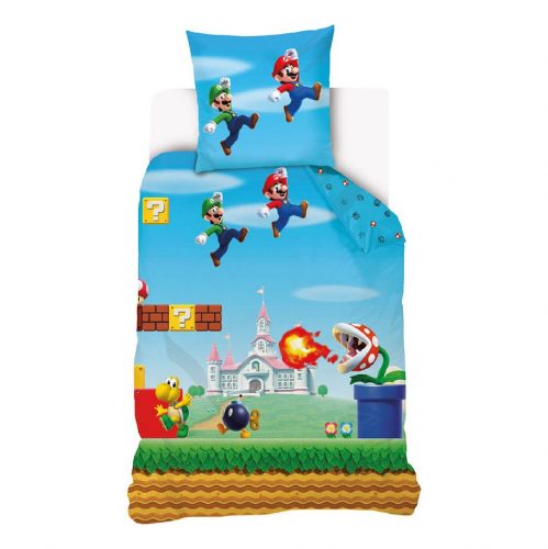 Super Mario Level set de lenjerie de pat 140×200cm, 70×90 cm