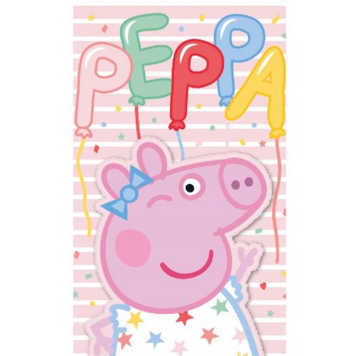 Purcelușa Peppa Party prosop de mână, prosop de față, prosop 30x50 cm