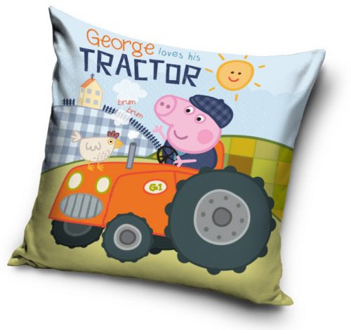 Purcelușa Peppa George's Tractor Husă de pernă Velur 40x40 cm