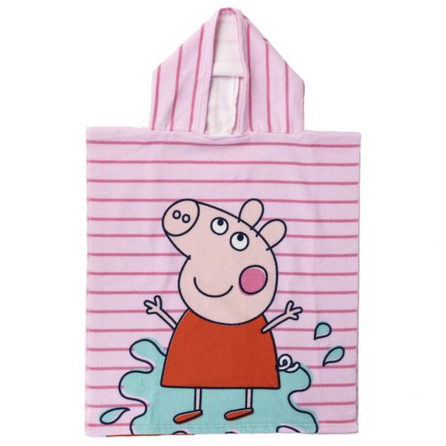 Purcelușa Peppa Sunny Day poncho prosop de plajă 50 x 115 cm