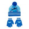 Disney Lilo și Stitch Blue Set copil: căciulă + mănuși