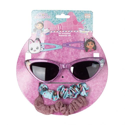 Gabby's Dollhouse set ochelari de soare și accesorii pentru păr