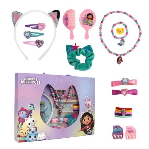 Gabby's Dollhouse Cat-tastic set de bijuterii și accesorii pentru păr