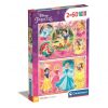 Prințesele Disney Doers Puzzle Clementoni de 2x60 piese