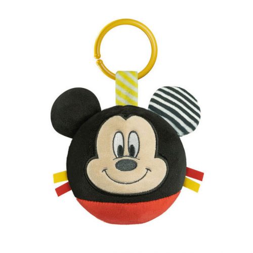 Disney Mickey  figura minge de pluș, zornăitor pentru bebeluși Clementoni