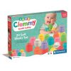 Colorat Clemmy set de cuburi moi 20 buc Clementoni