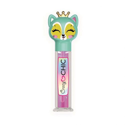 Crazy Chic Raccoon Queen gloss de buze cu tematică animalieră Clementoni