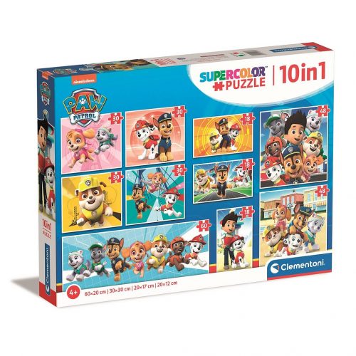 Patrula Cățelușilor Everyone Puzzle 10-in-1 Clementoni