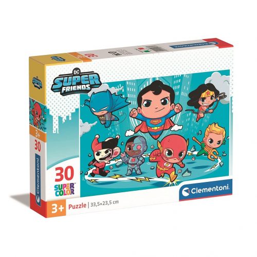 Liga Dreptății Mini Friends Puzzle DC Super Hero 30 de piese de Clementoni