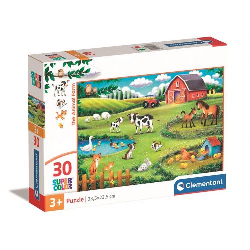 Animale Farm Puzzle Clementoni cu 30 de piese