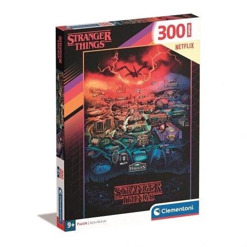 Stranger Things Hawkins Puzzle Clementoni de 300 de piese