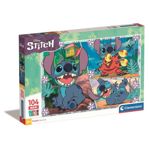 Disney Lilo și Stitch Plasma Blaster Puzzle maxi Clementoni 104 de piese