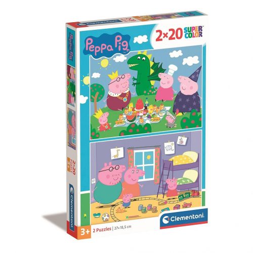 Purcelușa Peppa Dragon Puzzle Clementoni 2x20 piese