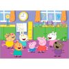 Purcelușa Peppa Picnic and School Puzzle Clementoni de 2x60 piese