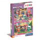 Pisică Power Pisicuțe Super 2x20 piese puzzle Clementoni