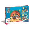 Patrula Cățelușilor Beach 3x48 de piese Puzzle Clementoni