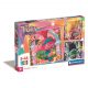 Trolii Band Together Puzzle Clementoni de 3x48 piese