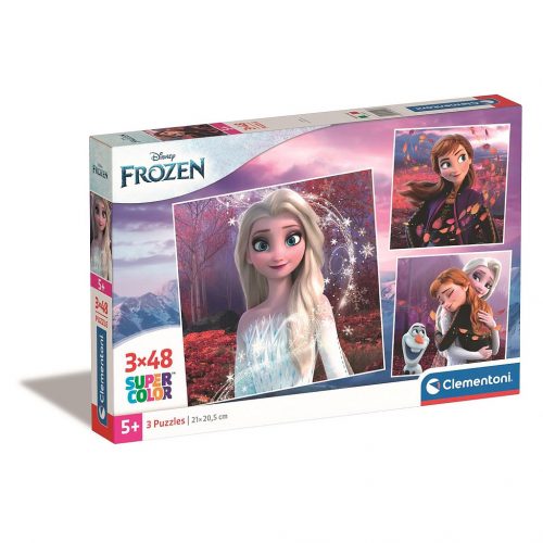 Disney Regatul de gheață Bond Puzzle Clementoni 3x48 piese