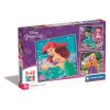 Prințesele Disney Ariel Puzzle Clementoni 3x48 bucăți