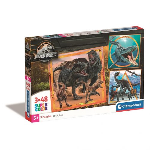 Jurassic World Allosaurus Puzzle Clementoni de 3x48 piese