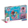 Prințesele Disney Junior Ariel Puzzle Clementoni 3x48 piese