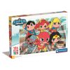 Liga Dreptății Tiny Puzzle maxi DC Super Hero 104 de piese Clementoni