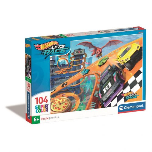 Hot Wheels Ultimate Dragon Puzzle de 104 piese Clementoni