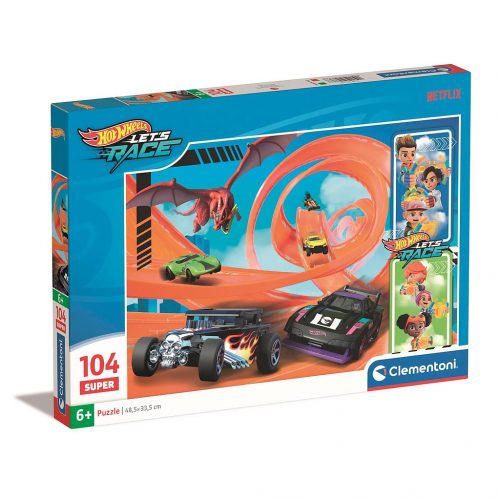 Hot Wheels Citizens Puzzle Clementoni de 104 piese