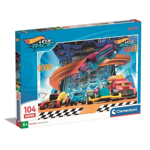 Hot Wheels Mid-air Puzzle Clementoni de 104 piese