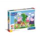 Purcelușa Peppa Dragon Puzzle Clementoni 60 piese