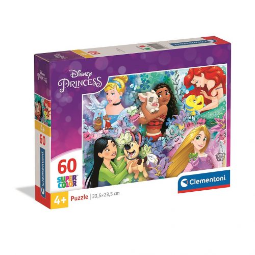 Prințesele Disney Little Friends Puzzle Clementoni, 60 de piese