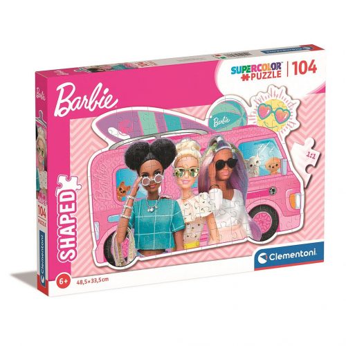 Barbie Car Puzzle de formă Clementoni - 104 piese