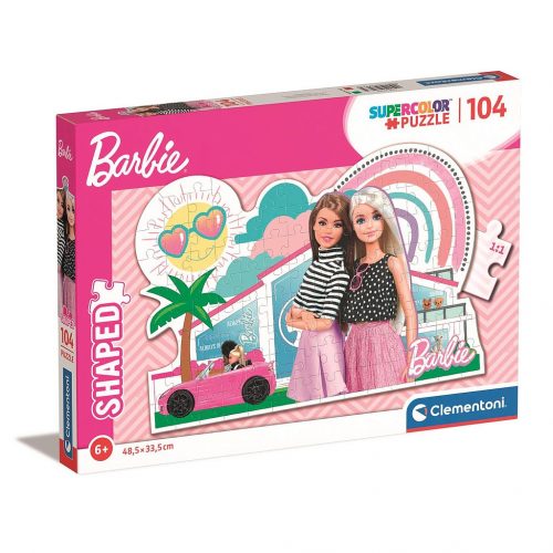 Barbie House Puzzle de formă de 104 piese Clementoni