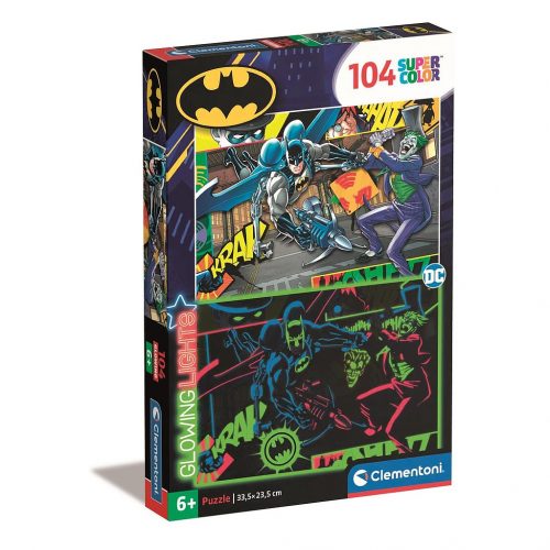 Batman Joker Puzzle luminos Clementoni de 104 piese