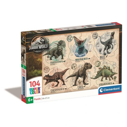 Jurassic World Guide Puzzle Clementoni, 104 piese