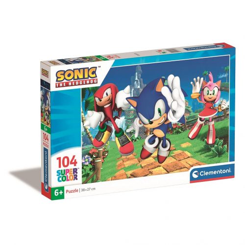 Sonic Ariciul Amy Rose Puzzle Clementoni 104 piese