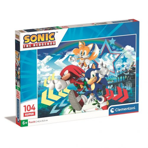 Sonic Ariciul Star Puzzle Sonic ariciul 104 piese Clementoni