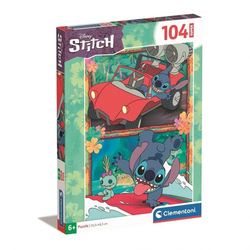 Disney Lilo și Stitch Wild Adventure Puzzle Clementoni de 104 piese