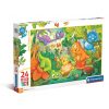 Dinozaur Happy Oasis Puzzle maxi Clementoni, 24 piese