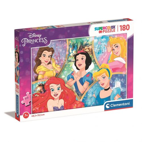 Prințesele Disney Their Own Kingdoms Puzzle Clementoni de 180 de piese