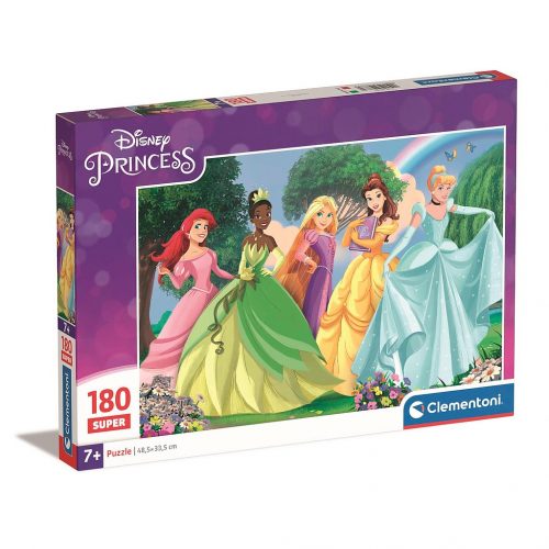 Prințesele Disney Ballgowns Puzzle Clementoni de 180 de piese