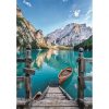 Orașe Braies Lake Italia puzzle de 500 de piese Clementoni